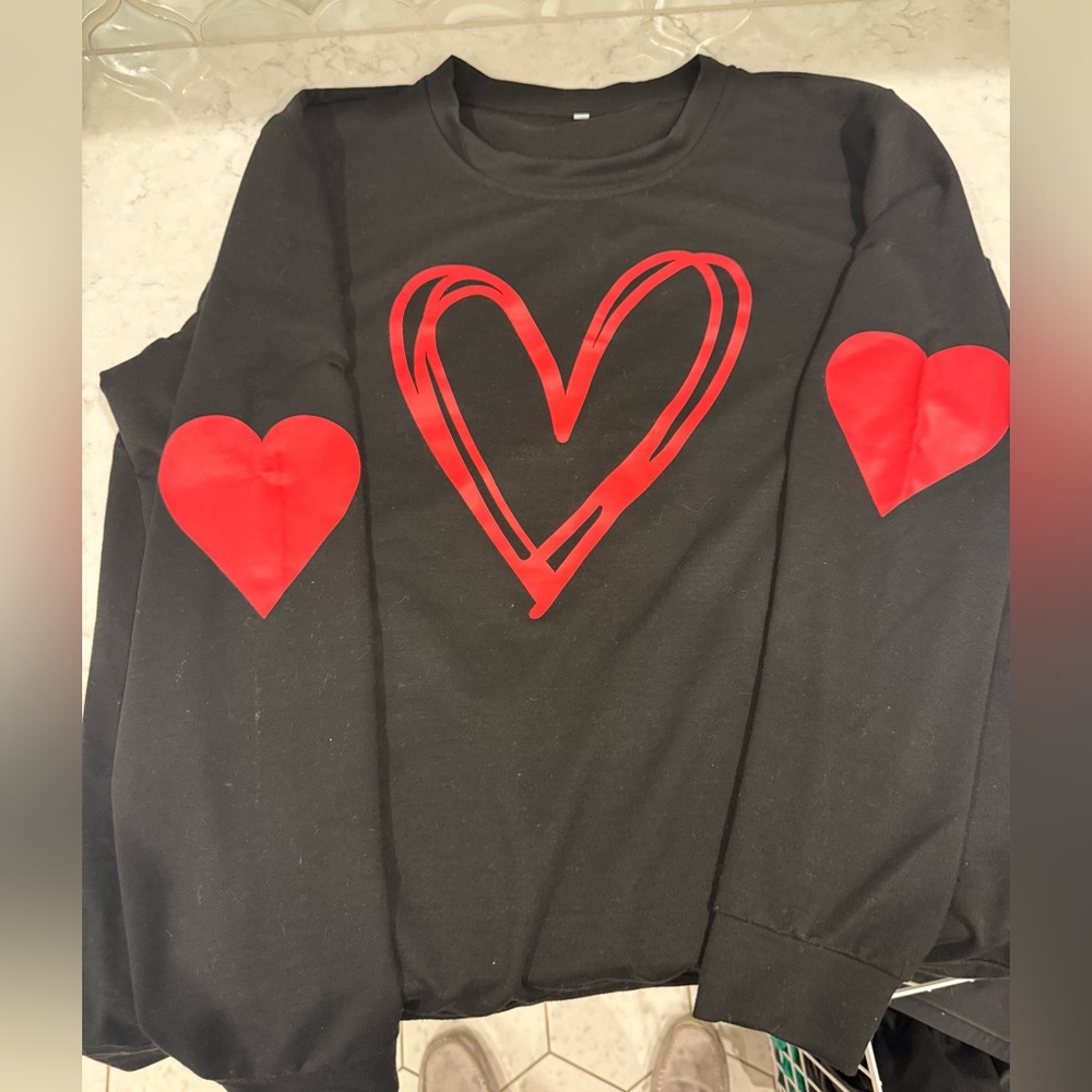 Light crew neck sweatshirt